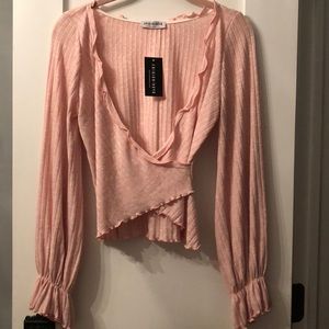 Pink fashion Nova never worn top